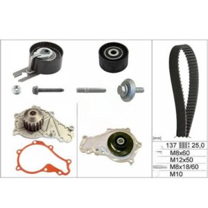Pompe à eau + kit de courroie de distribution