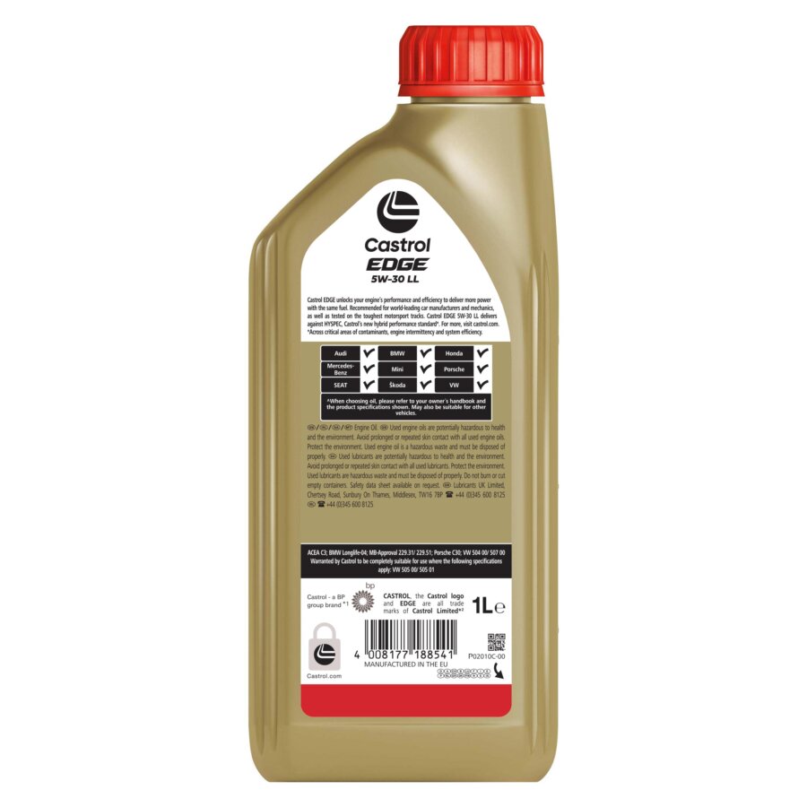 Huile Moteur Castrol EDGE 5W-30 LL