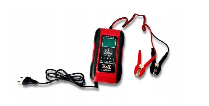 Chargeur de batterie de voiture intelligent 12/24V 10/5A